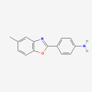 4-(5-Methyl-benzooxazol-2-yl)-phenylamine
