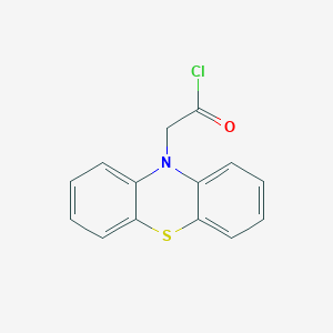 molecular formula C14H10ClNOS B133072 2-phenothiazin-10-ylacetyl Chloride CAS No. 158502-05-7