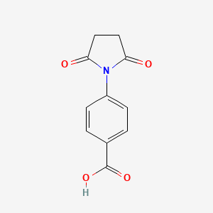 molecular formula C11H9NO4 B1330722 4-(2,5-Dioxopyrrolidin-1-yl)benzoic acid CAS No. 60693-33-6