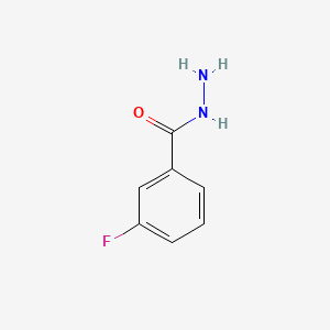 molecular formula C7H7FN2O B1330726 3-Fluorobenzhydrazide CAS No. 499-55-8