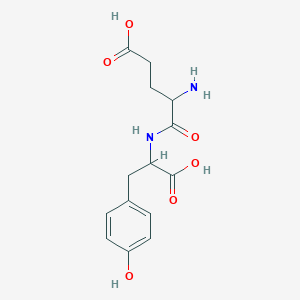 molecular formula C14H18N2O6 B1330728 α-谷氨酰酪氨酸 CAS No. 3422-39-7