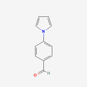 molecular formula C11H9NO B1330729 4-(1H-吡咯-1-基)苯甲醛 CAS No. 23351-05-5