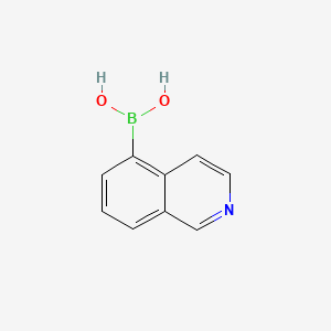 molecular formula C9H8BNO2 B1330735 Isoquinoline-5-boronic acid CAS No. 371766-08-4