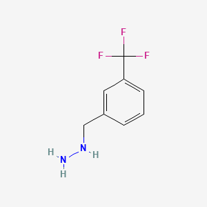 molecular formula C8H9F3N2 B1330738 3-Trifluoromethylbenzylhydrazine CAS No. 51421-34-2