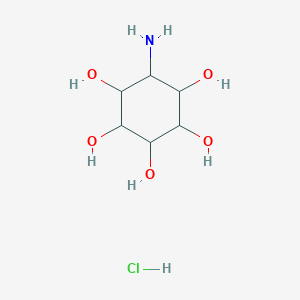 molecular formula C6H14ClNO5 B1330742 氨基肌醇（肌醇-） CAS No. 4933-84-0