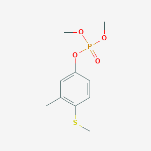 molecular formula C10H15O4PS B133075 Fenthion oxon CAS No. 6552-12-1