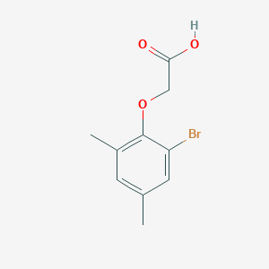 molecular formula C10H11BrO3 B1330757 (2-Bromo-4,6-dimethylphenoxy)acetic acid CAS No. 38206-98-3