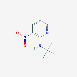 molecular formula C9H13N3O2 B1330758 N-tert-butyl-3-nitropyridin-2-amine CAS No. 79371-45-2