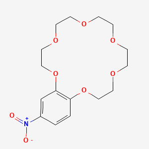 molecular formula C16H23NO8 B1330761 4-Nitrobenzo-18-crown-6 CAS No. 53408-96-1