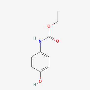 molecular formula C9H11NO3 B1330763 Ethyl 4-hydroxyphenylcarbamate CAS No. 7159-95-7