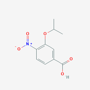 molecular formula C10H11NO5 B1330765 3-异丙氧基-4-硝基苯甲酸 CAS No. 379261-85-5