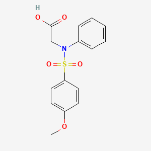 N-[(4-methoxyphenyl)sulfonyl]-N-phenylglycine