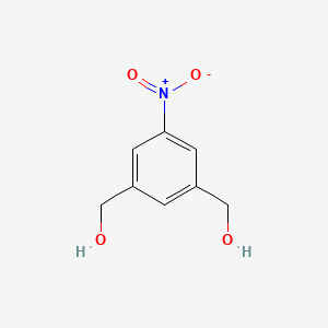 molecular formula C8H9NO4 B1330767 5-Nitro-m-xylene-alpha,alpha'-diol CAS No. 71176-55-1