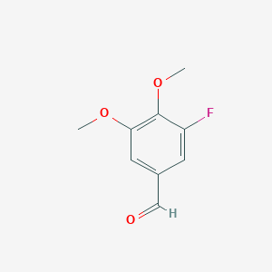 molecular formula C9H9FO3 B1330771 3-Fluoro-4,5-dimethoxybenzaldehyde CAS No. 71924-61-3