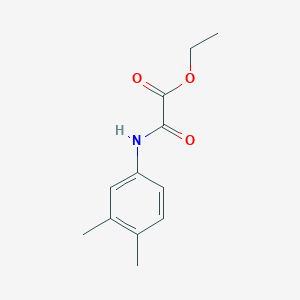 molecular formula C12H15NO3 B1330779 Ethyl 2-(3,4-dimethylanilino)-2-oxoacetate CAS No. 24451-17-0