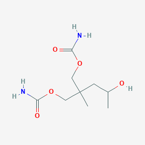 [2-(Carbamoyloxymethyl)-4-hydroxy-2-methylpentyl] carbamate