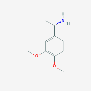 molecular formula C10H15NO2 B1330792 (S)-1-(3,4-Dimethoxyphenyl)ethylamine CAS No. 65451-89-0