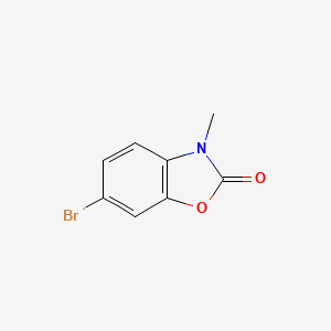 molecular formula C8H6BrNO2 B1330796 6-Bromo-3-methylbenzo[d]oxazol-2(3H)-one CAS No. 67927-44-0