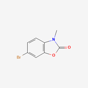 molecular formula C8H6BrNO2 B1330796 6-Bromo-3-methyl-2,3-dihydro-1,3-benzoxazol-2-one CAS No. 67927-44-0