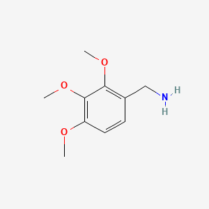 molecular formula C10H15NO3 B1330802 2,3,4-Trimethoxybenzylamine CAS No. 41219-16-3