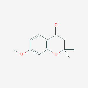 molecular formula C12H14O3 B1330805 7-Methoxy-2,2-dimethylchroman-4-one CAS No. 20321-73-7