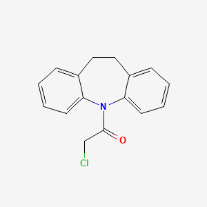 molecular formula C16H14ClNO B1330815 5-(Chloroacetyl)-10,11-dihydro-5H-dibenzo[b,f]azepine CAS No. 3534-05-2