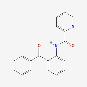 molecular formula C19H14N2O2 B1330819 N-(2-benzoylphenyl)pyridine-2-carboxamide CAS No. 124522-52-7