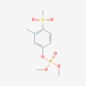 molecular formula C10H15O6PS B133082 Fenthion oxon sulfone CAS No. 14086-35-2