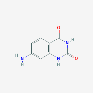 molecular formula C8H7N3O2 B1330820 7-Aminoquinazoline-2,4(1H,3H)-dione CAS No. 59674-85-0