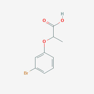 molecular formula C9H9BrO3 B1330822 2-(3-溴苯氧基)丙酸 CAS No. 41183-67-9