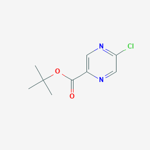 molecular formula C9H11ClN2O2 B1330823 叔丁基 5-氯吡嗪-2-羧酸酯 CAS No. 169335-50-6