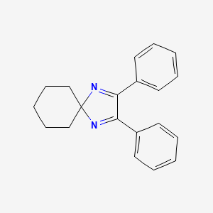 molecular formula C20H20N2 B1330825 2,3-Diphenyl-1,4-diazaspiro[4.5]deca-1,3-diene CAS No. 5396-98-5