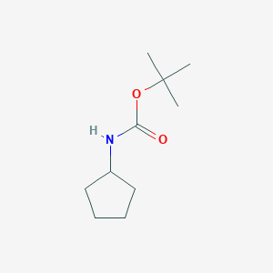 molecular formula C10H19NO2 B133084 Tert-butyl cyclopentylcarbamate CAS No. 153789-22-1
