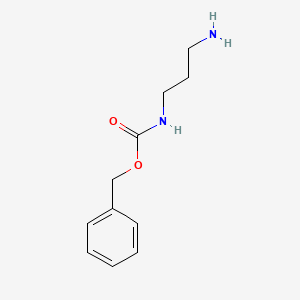 molecular formula C11H16N2O2 B1330841 Benzyl (3-aminopropyl)carbamate CAS No. 46460-73-5