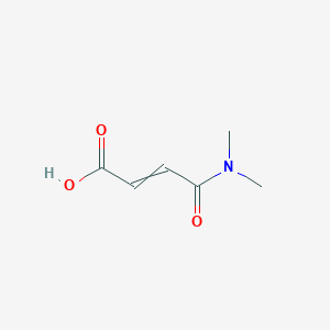 molecular formula C6H9NO3 B1330842 2-Butenoic acid, 4-(dimethylamino)-4-oxo-, (2Z)- CAS No. 2564-94-5
