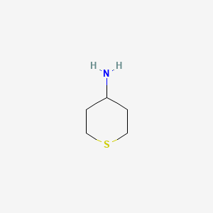 molecular formula C5H11NS B1330844 Tetrahydro-2H-thiopyran-4-amine CAS No. 21926-00-1