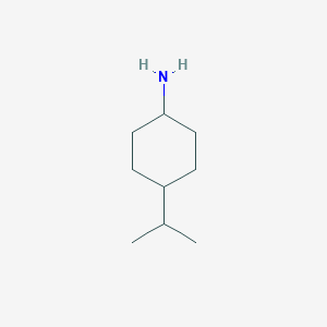 molecular formula C9H19N B1330847 4-Isopropylcyclohexanamine CAS No. 52430-81-6