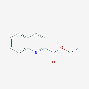 molecular formula C12H11NO2 B1330848 Ethyl quinoline-2-carboxylate CAS No. 4491-33-2