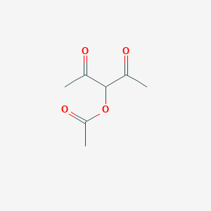molecular formula C7H10O4 B1330850 1-Acetyl-2-oxopropyl acetate 