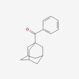molecular formula C17H20O B1330853 1-金刚烷基(苯基)甲酮 CAS No. 31919-47-8