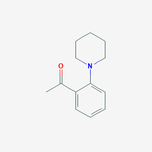 molecular formula C13H17NO B1330854 1-(2-(哌啶-1-基)苯基)乙酮 CAS No. 39911-06-3