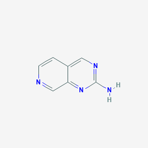 molecular formula C7H6N4 B13308569 Pyrido[3,4-d]pyrimidin-2-amine 
