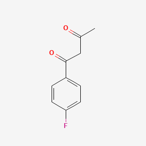 molecular formula C10H9FO2 B1330858 1-(4-Fluorophenyl)butane-1,3-dione CAS No. 29681-98-9