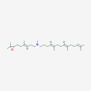 molecular formula C29H51NO B133086 Squalene deriv. CAS No. 142636-14-4