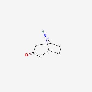 molecular formula C7H11NO B1330861 8-Azabicyclo[3.2.1]octan-3-one CAS No. 5632-84-8