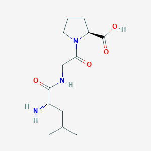 molecular formula C13H23N3O4 B1330870 Leu-Gly-Pro CAS No. 10183-38-7