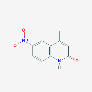 molecular formula C10H8N2O3 B1330877 4-Methyl-6-nitroquinolin-2-ol CAS No. 90771-17-8