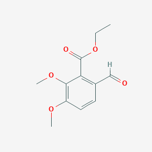 Benzoic acid, 6-formyl-2,3-dimethoxy-, ethyl ester