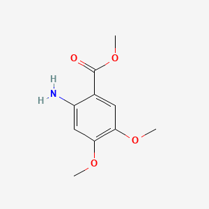 molecular formula C10H13NO4 B1330884 Methyl 2-amino-4,5-dimethoxybenzoate CAS No. 26759-46-6