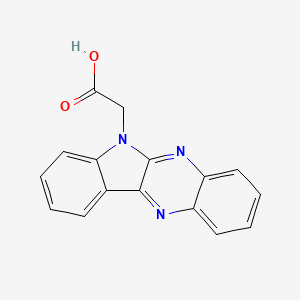 molecular formula C16H11N3O2 B1330901 Indolo[2,3-b]quinoxalin-6-yl-acetic acid CAS No. 25681-06-5